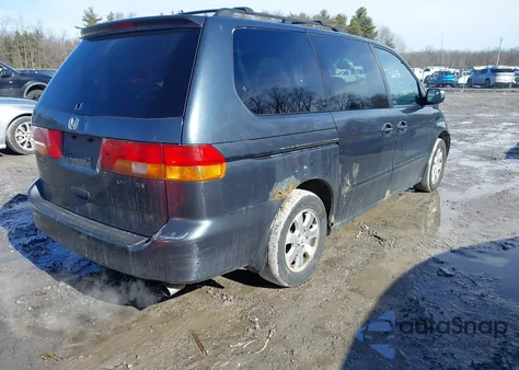 2004 Honda Odyssey Ex from USA, damaged, VIN 5FNRL18654B084966